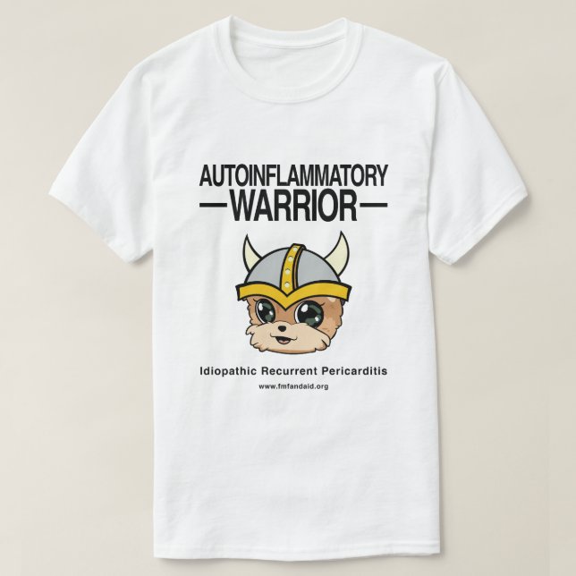 Camiseta Pericarditis Warrior (Diseño del anverso)
