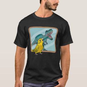 Camiseta Perico Lutino Amarillo I Reflejo de Loro y Rex