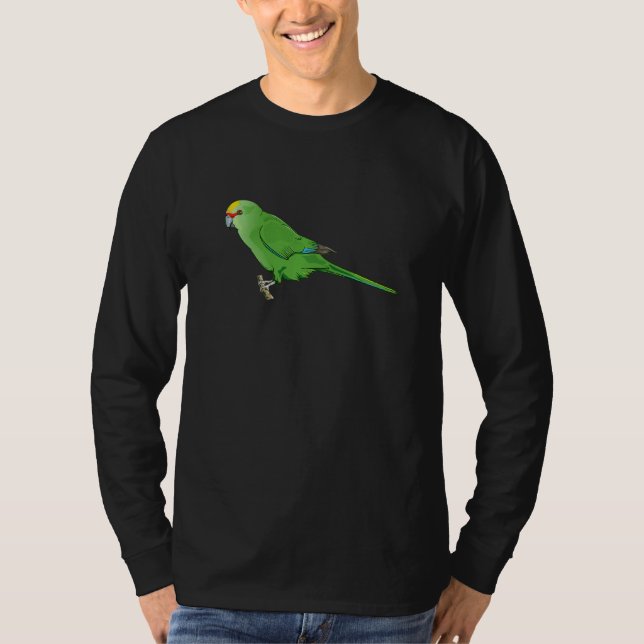 Camiseta Perico maorí de corona amarilla Kakariki   (Anverso)