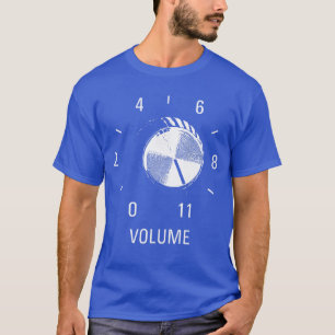 Camiseta Perilla de volumen de amplificador divertido 11 Mú