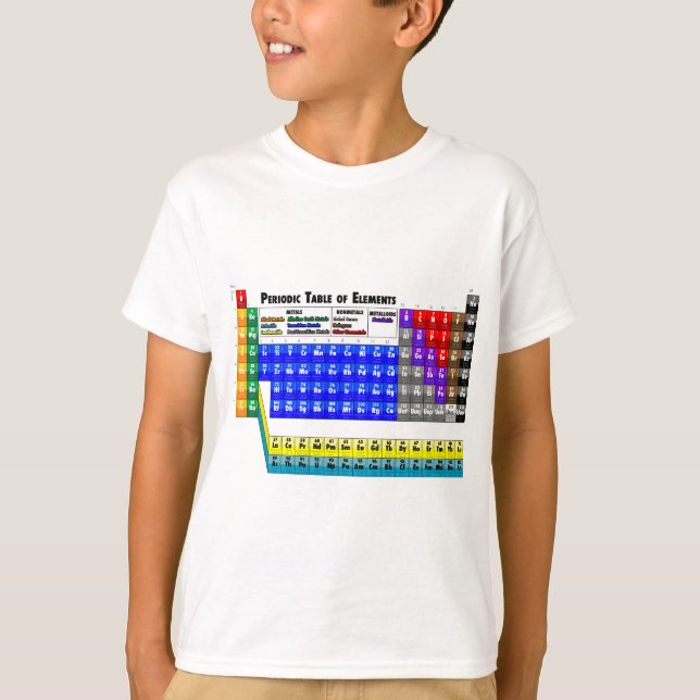 Camiseta Periodic Table of Elements (Anverso)