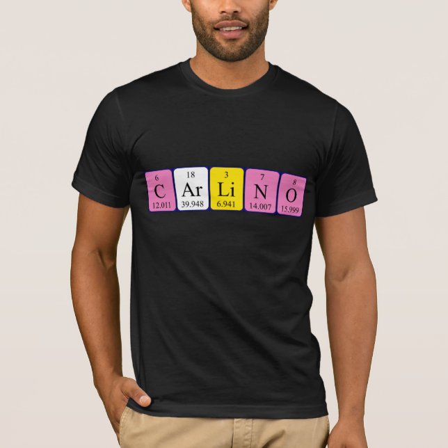 Camiseta periódica de carlino (Anverso)