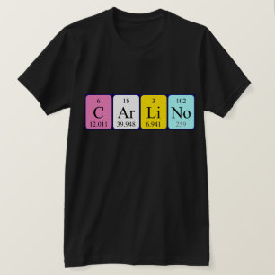 Camiseta periódica de carlino