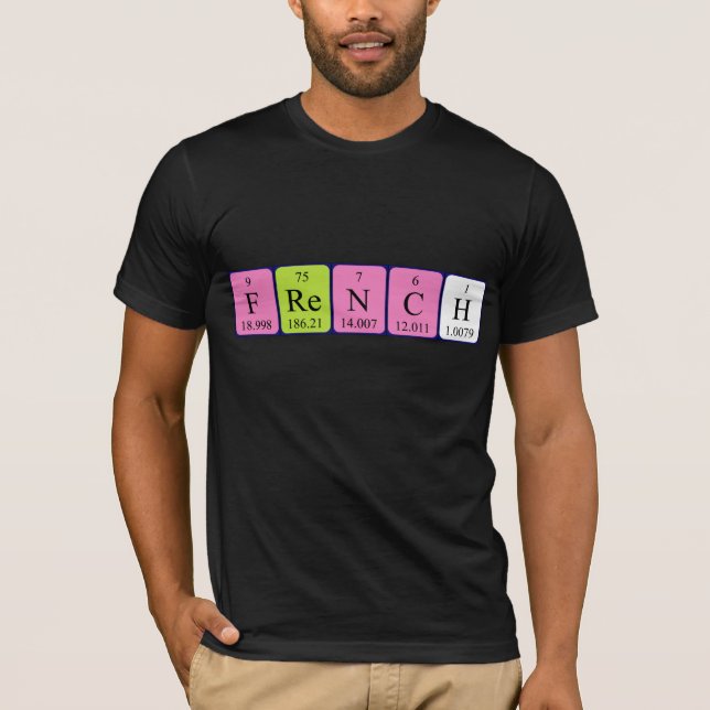 Camiseta periódica francesa (Anverso)
