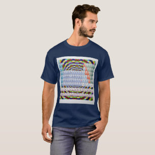 Camiseta periódica psicodélica del arte del pape