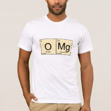 Camiseta periódicamente divertida del magnesio del