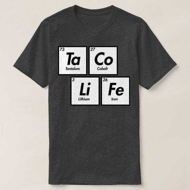 Camiseta Periódicamente hambriento (Diseño del anverso)