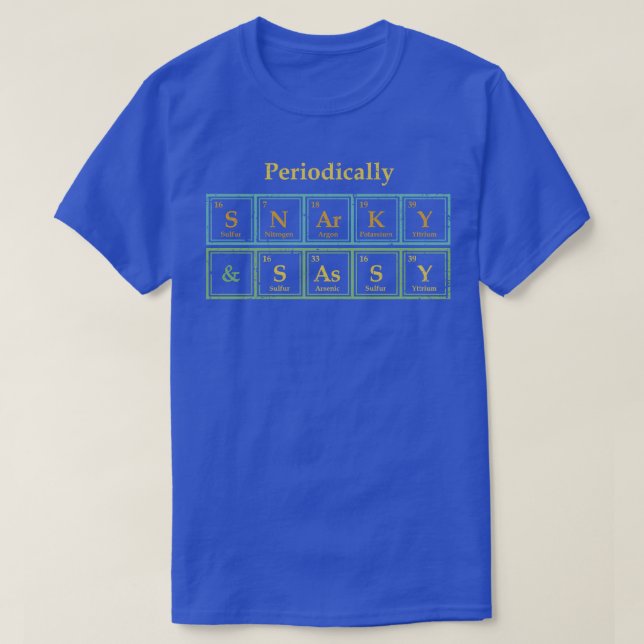 Camiseta Periódicamente sarcástico y lento (Diseño del anverso)