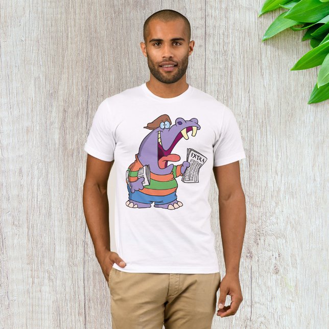 Camiseta Periódico Hippo Mens T-Shirt (Subido por el creador)