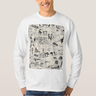 Camiseta Periódico Vintage