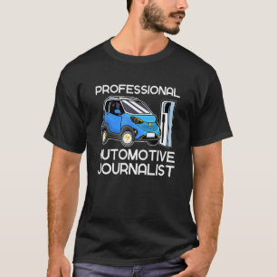 Camiseta Periodista Automotriz Coches Eléctricos Vehículo Z