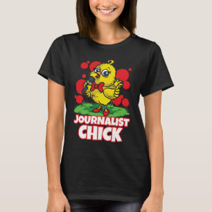 Camiseta Periodista Chick  Periodismo Noticias Reportero