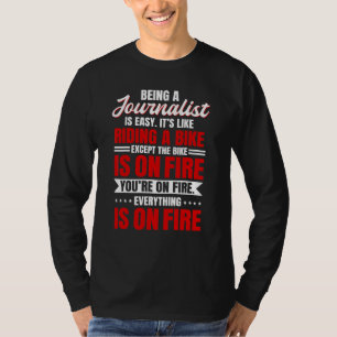 Camiseta Periodista Escritor Reportero Locutor Periodismo