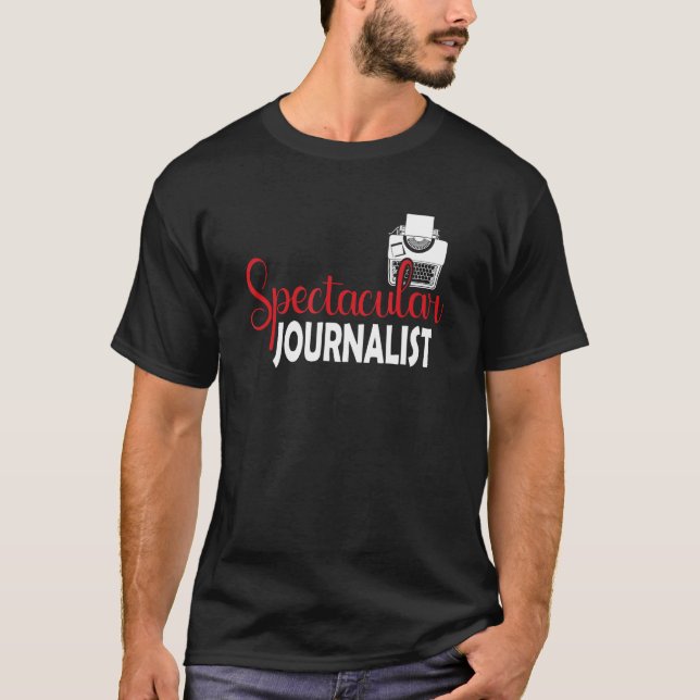 Camiseta Periodista espectacular (Anverso)