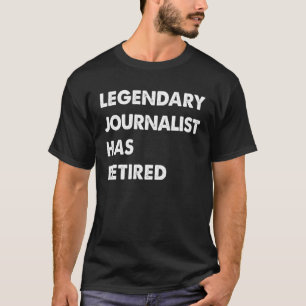 Camiseta Periodista legendario se ha retirado