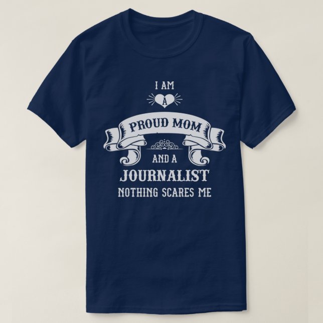 Camiseta Periodista Mom Día de la Madre (Diseño del anverso)