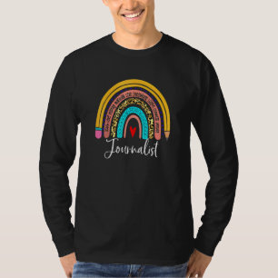 Camiseta Periodista Rainbow News Media Producción Comunica