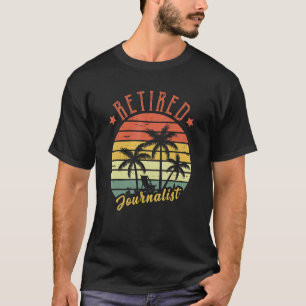 Camiseta Periodista Retirado Ropa Retro Vintage Para Hombre