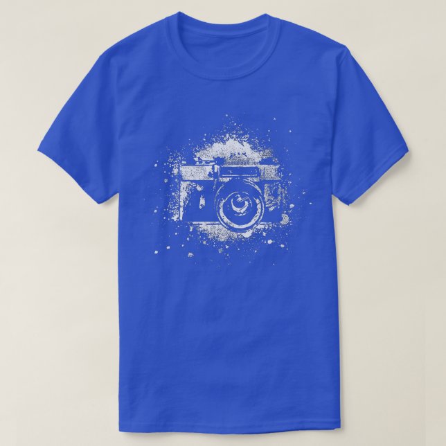 Camiseta Periodista retro de fotografía fotográfica (Diseño del anverso)