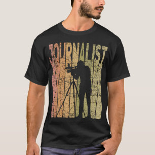 Camiseta Periodista Vintage Periodismo Retro