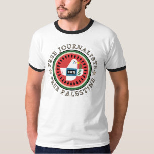 Camiseta Periodistas Libres Palestina Libre