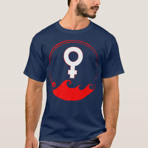 Camiseta Periodo Feminismo Feminista Femenino de Rótulo de 