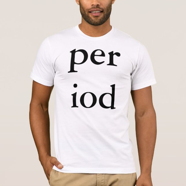 Camiseta período t 2 (Anverso)
