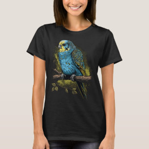 Camiseta Periquito australiano Periquito común Loro Pájaro