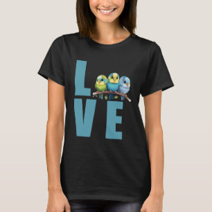 Camiseta Periquito de amor Mamá Periquito australiano Periq