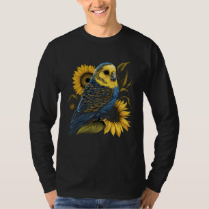 Camiseta Periquito Mamá Periquito Australiano Girasol Cotor