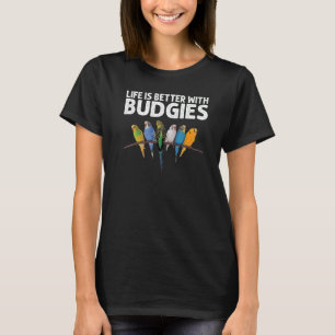 Camiseta Periquito para hombres mujeres cacatúa periquito
