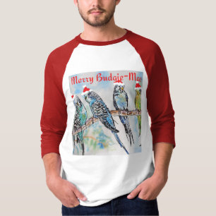 Camiseta Periquito Periquito Navidad Feliz Periquito-mas