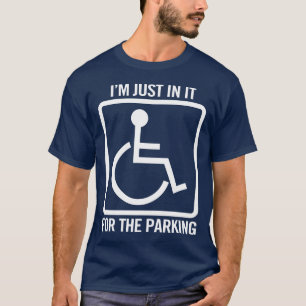 Camiseta perjudicado: estoy apenas en él para el