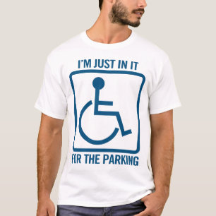 Camiseta perjudicado: estoy apenas en él para el