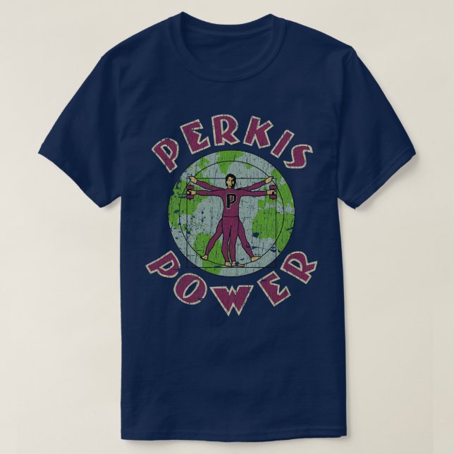 Camiseta Perkis Power 1995 Baseball TShirt (Diseño del anverso)