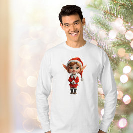 Camiseta Perky Chica Navidades Elf Men's Tee