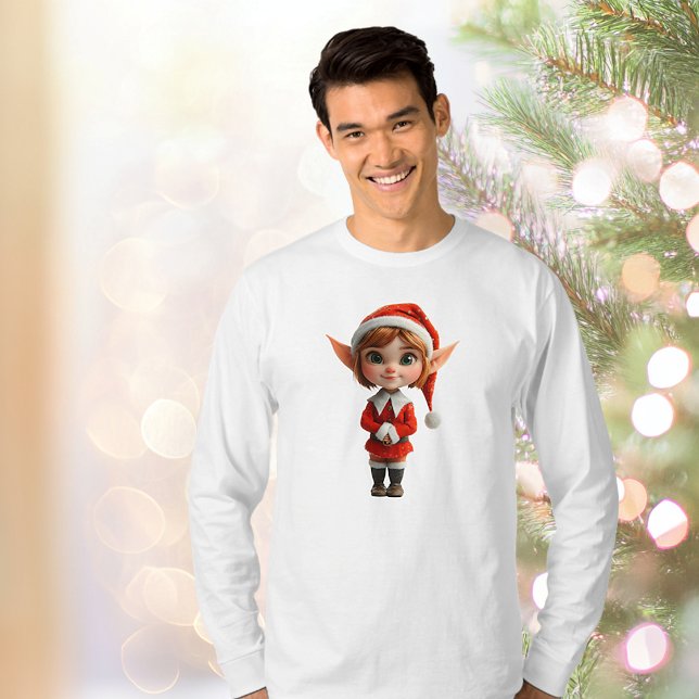Camiseta Perky Chica Navidades Elf Men's Tee (Subido por el creador)