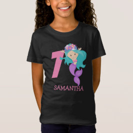 Camiseta Perla - joyas oceánicas 7 cumpleaños de la sirena
