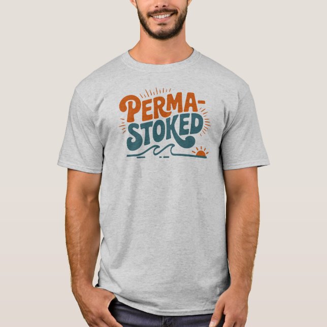 Camiseta Perma-Stoked Waves (Anverso)