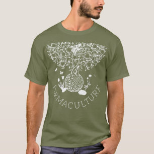 Camiseta Permacultura Jardinería Orgánica Sostenible