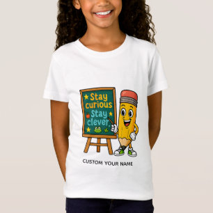 Camiseta "Permanece Curioso, Permanece Astuto: Confianza en