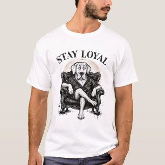 Camiseta Permanece Leal Perro Guay Ropa Urbana Artista Ilus
