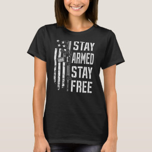 Camiseta Permanecer Armado Permanecer Libre  Pro Armas AR15