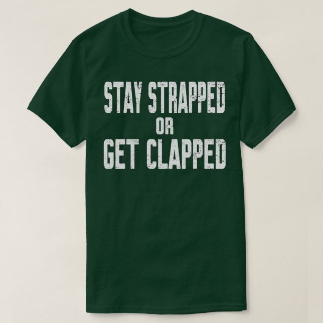 Camiseta Permanecer atrapado o ser aplastado (Diseño del anverso)