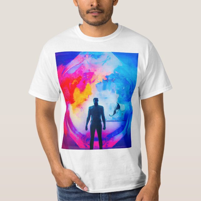 Camiseta Permanecer en colores (Anverso)