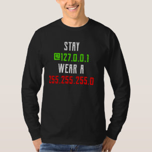 Camiseta Permanecer En El 127 0 0 1 Usar A 255 255 255 0 So