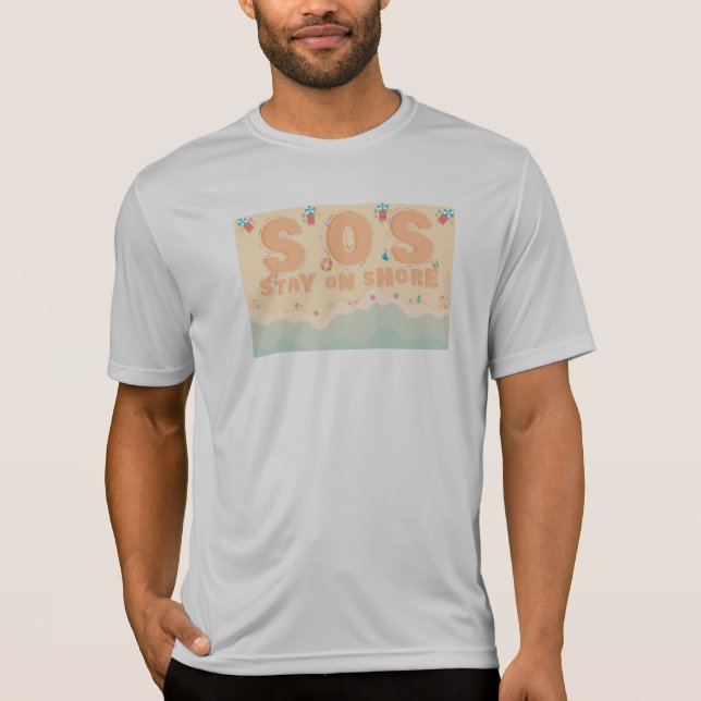 Camiseta Permanecer En La Costa (Anverso)