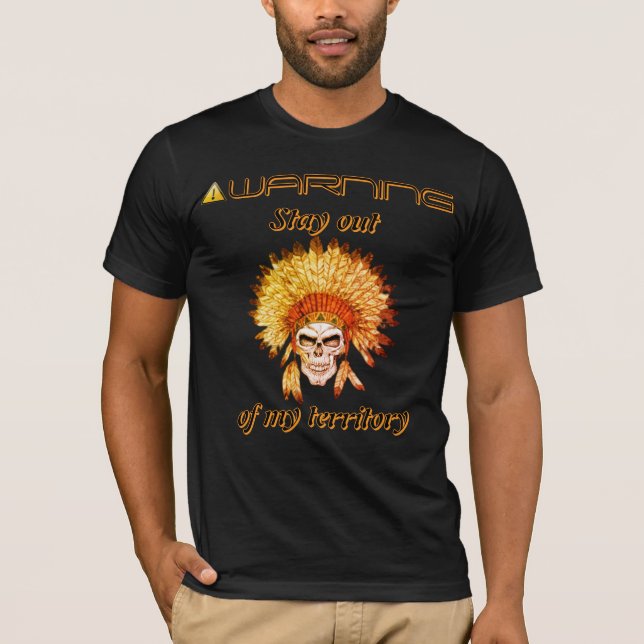 Camiseta Permanecer fuera de mi territorio (Anverso)
