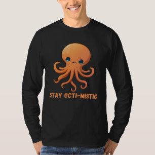 Camiseta Permanecer Octi Místico Pulpo Calamar Coral Tentác