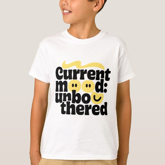 Camiseta Permanecer sin molestias (Anverso)